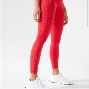 NWT GIGI C Katrina leggings, red size S